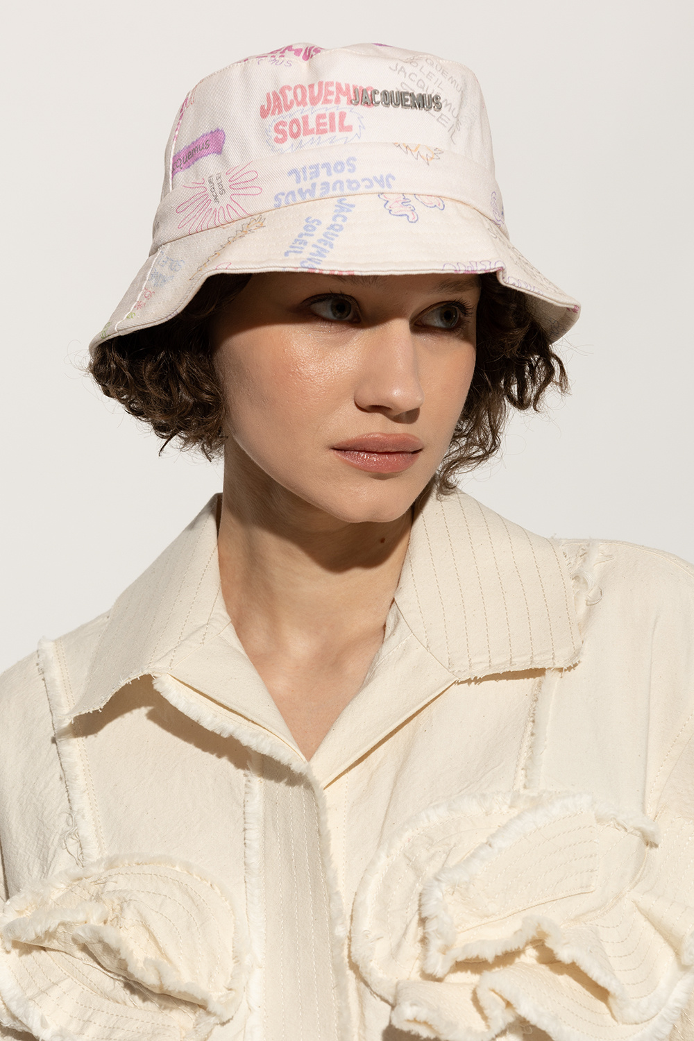 Cream 'Gadjo' bucket hat Jacquemus - InteragencyboardShops